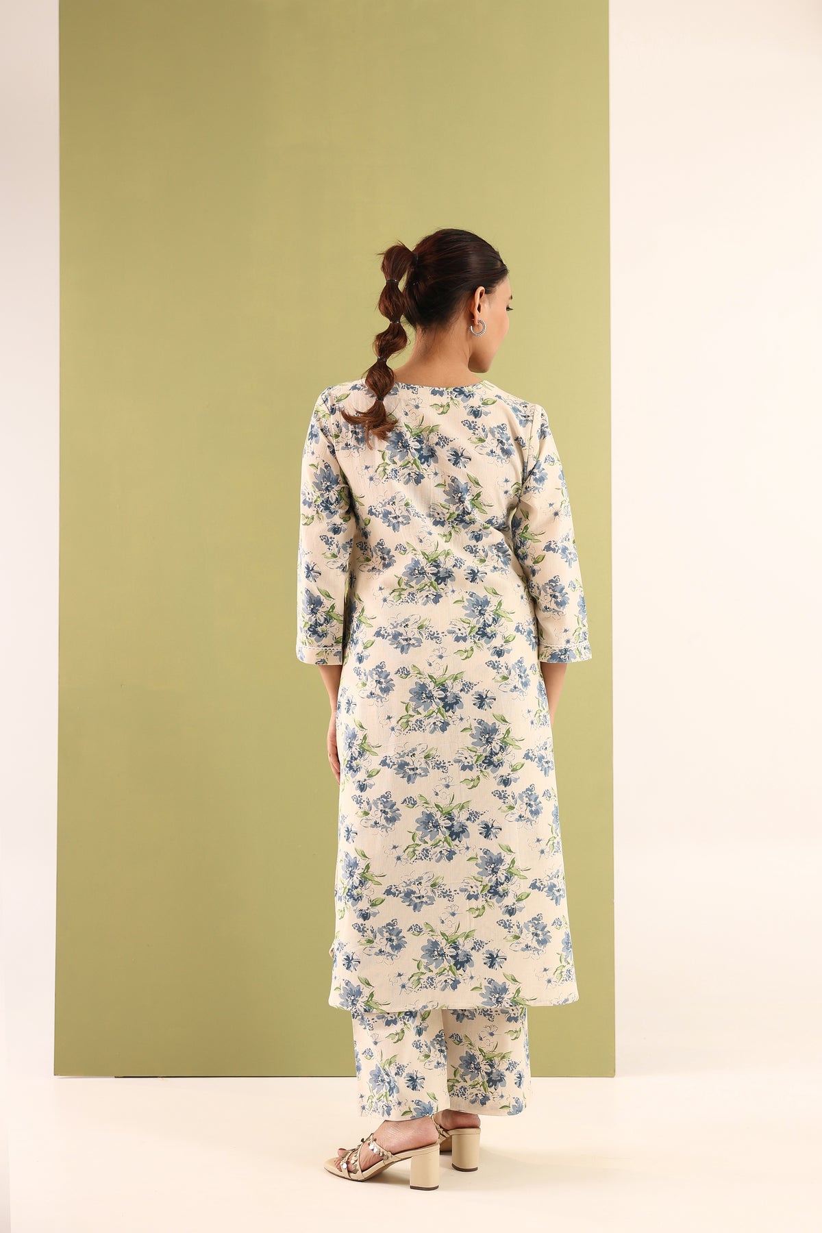 Floral Mist Cotton Coord Set