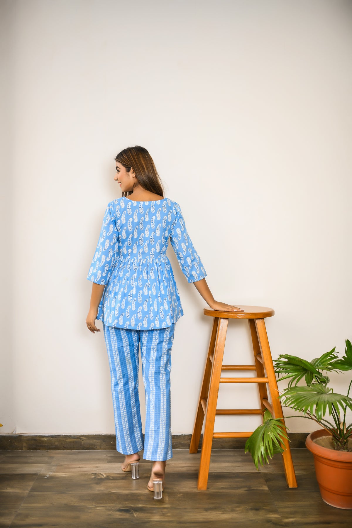 Tropic Blue Top & Pant Set