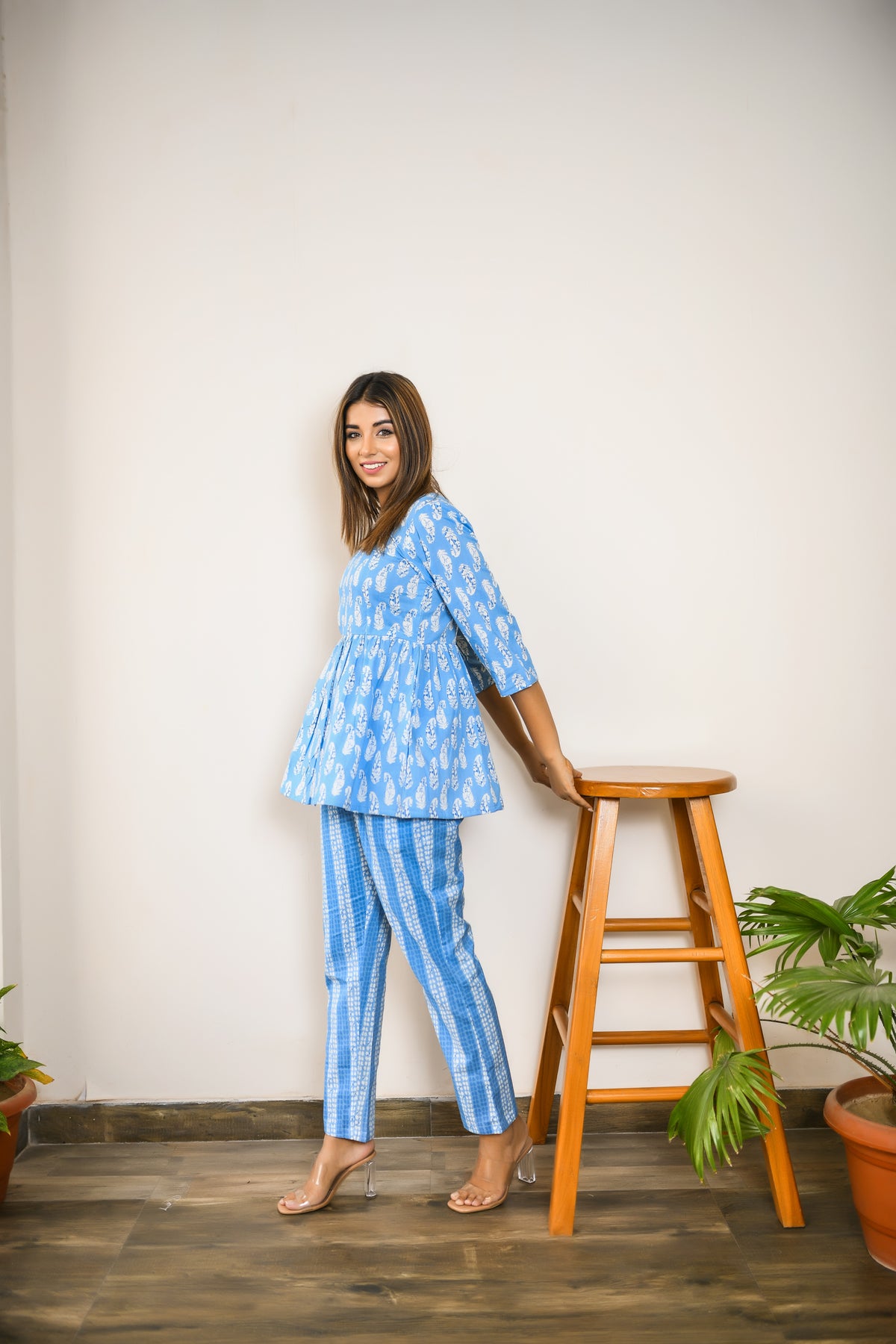 Tropic Blue Top & Pant Set