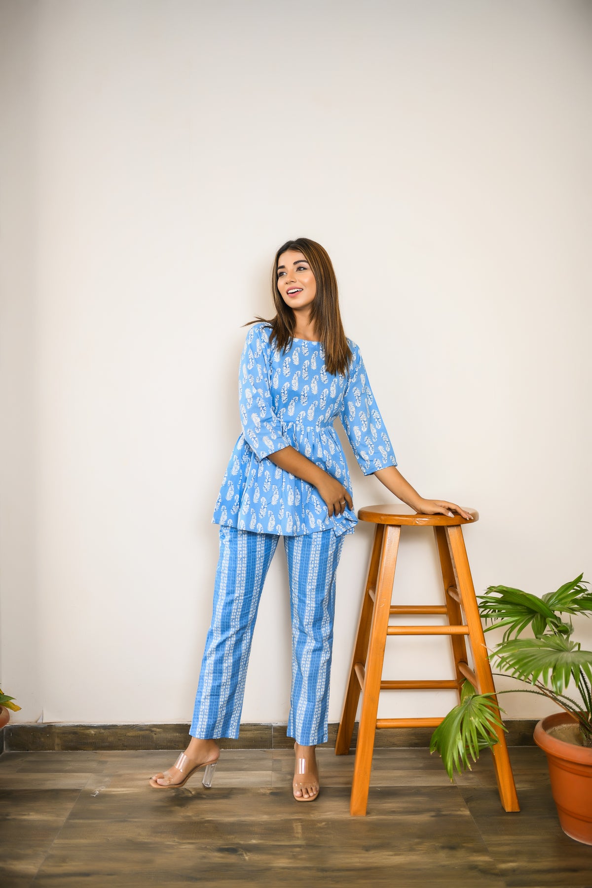 Tropic Blue Top & Pant Set