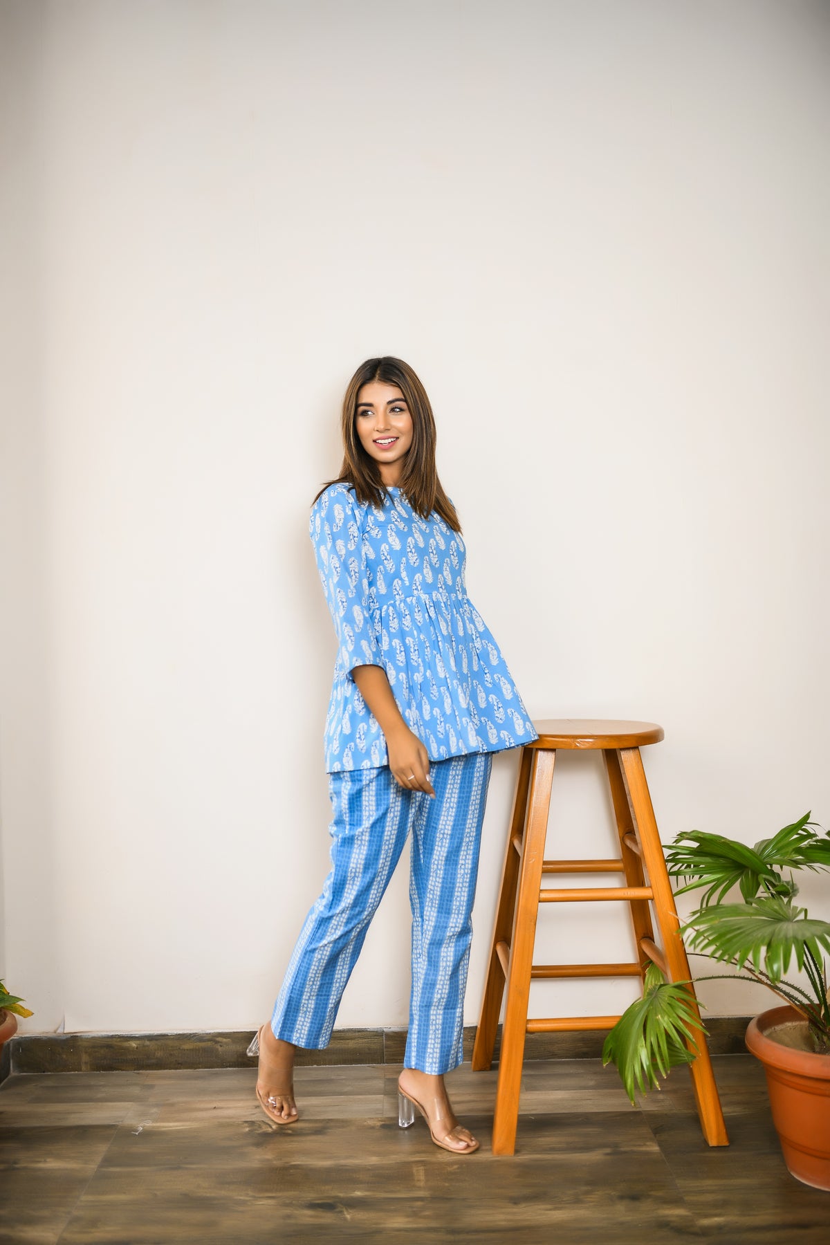 Tropic Blue Top & Pant Set