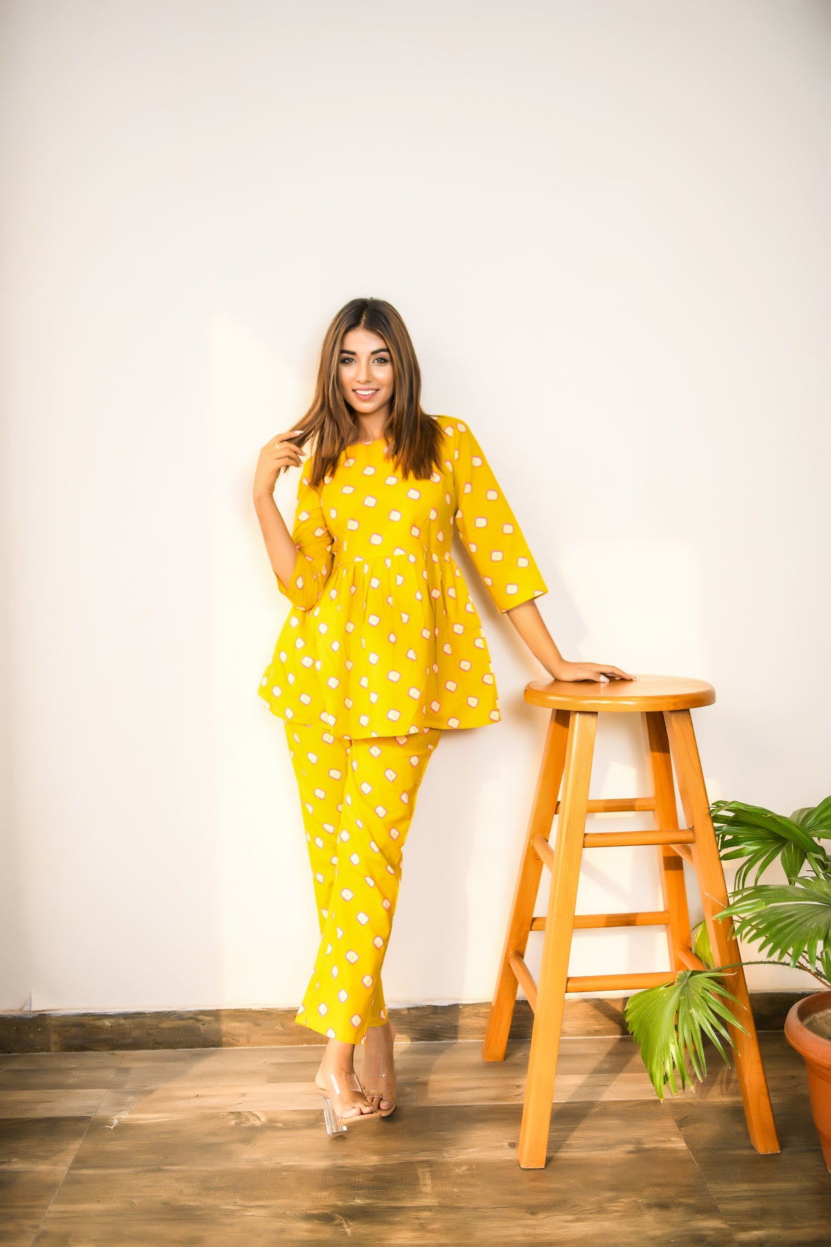 Sunshine Yellow Top & Pant Set